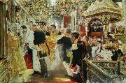 Valentin Serov Coronation of Nicholas II of Russia Spain oil painting artist